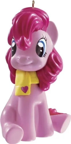 3" Pink And Yellow My Little Pony Pinkie Pie Christmas Ornament