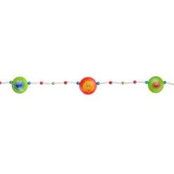6' Sesame Street Characters Beaded Novelty Artificial Christmas Garland - Unlit