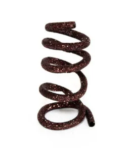 30' X 0.4" Brown Glitter Enchanted Forest Wired Tube Artificial Christmas Garland - Unlit