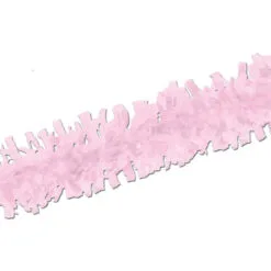 Club Pack Of 24 Pretty Pink Festive Tissue Festooning Decorations 25'