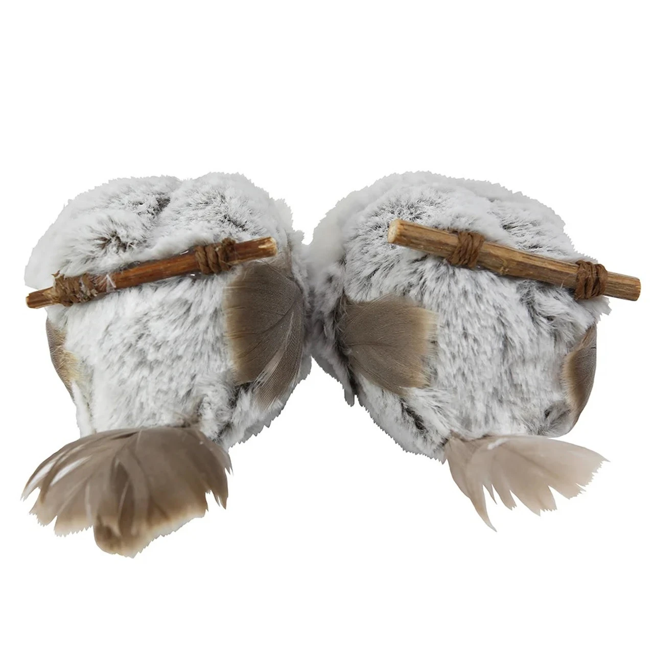 Pack Of 12 Brown And White Hanging Owl Christmas Ornaments 6" - Image 4