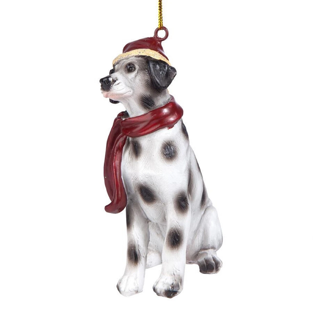3.5" Dalmatian Dog Christmas Ornament - Image 2
