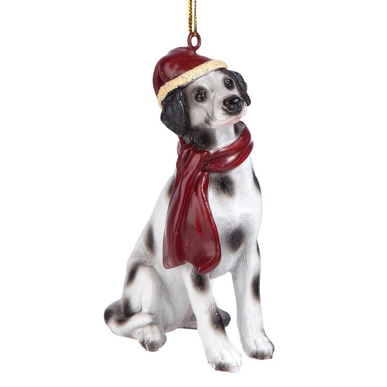 3.5" Dalmatian Dog Christmas Ornament - Image 3