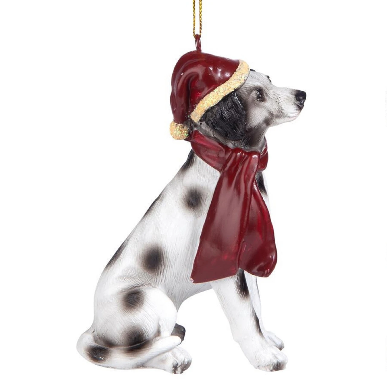 3.5" Dalmatian Dog Christmas Ornament - Image 6