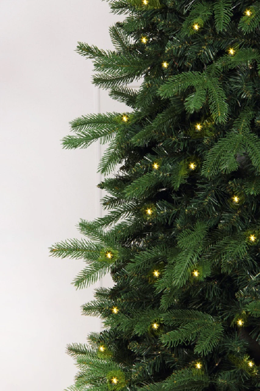 7.5' Pre-Lit Natural Artificial Christmas Tree – Warm White LED Lights - Image 3