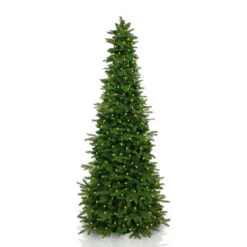 7.5' Pre-Lit Natural Artificial Christmas Tree – Warm White LED Lights