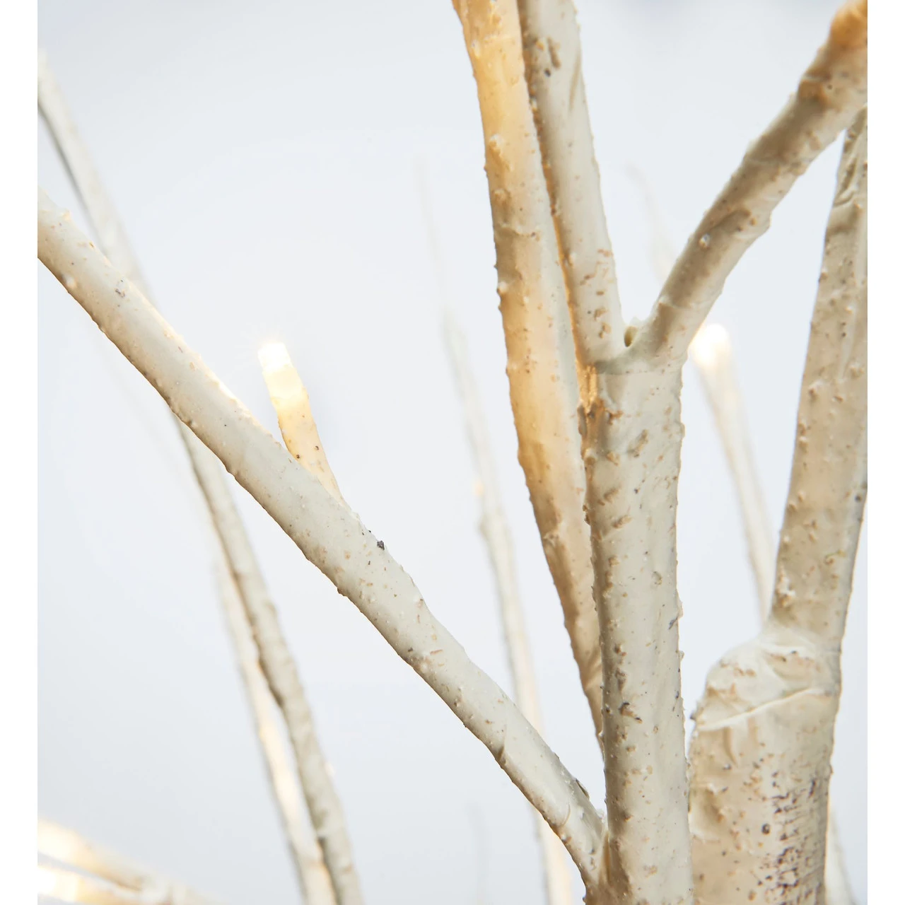 3.75' Pre-Lit Pencil Birch Artificial Christmas Tree - Warm White LED Lights - Image 4