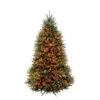 6.5’ Pre-Lit Dunhill Fir Artificial Christmas Tree - Multi-Color Lights