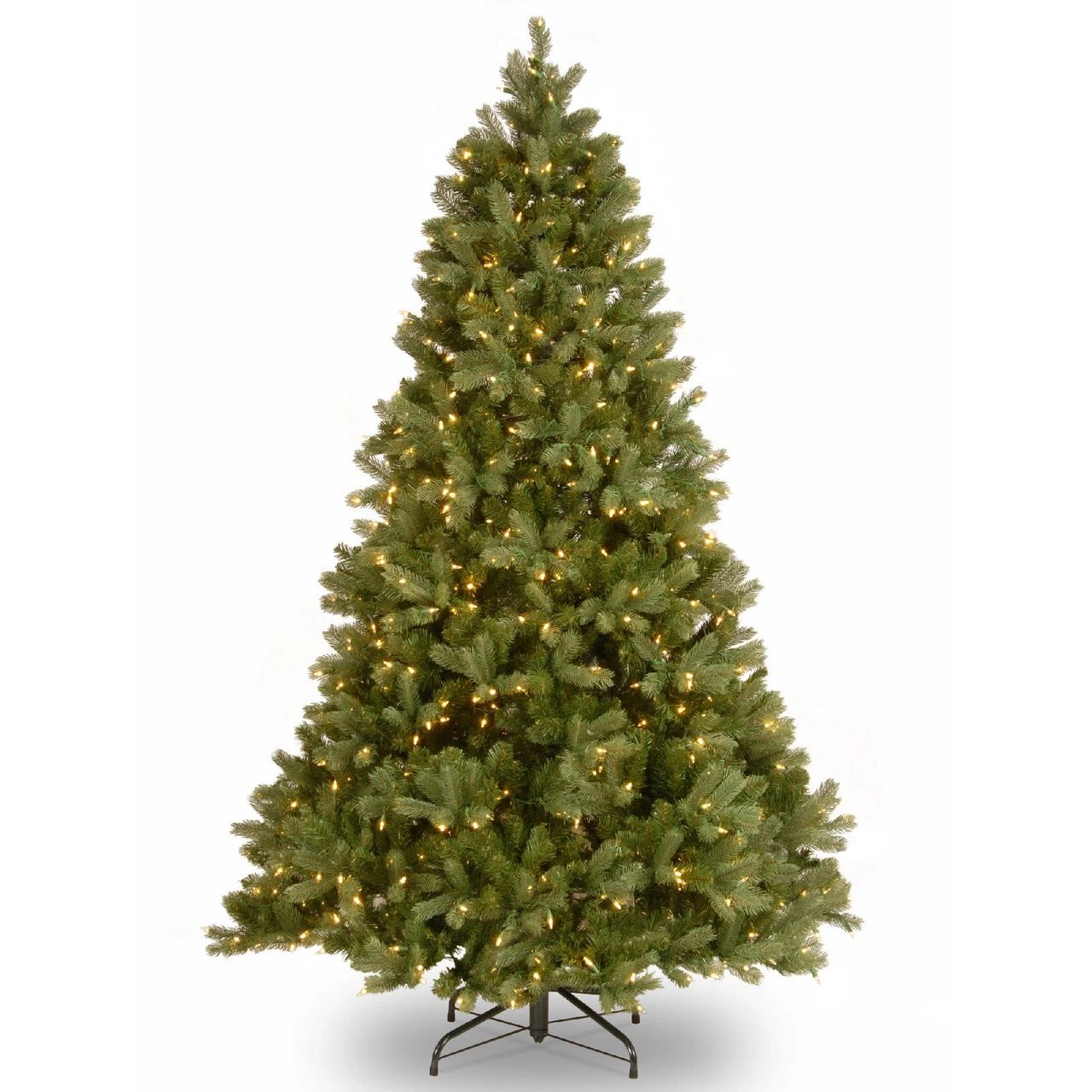 7.5’ Pre-Lit Downswept Douglas Fir Artificial Christmas Tree – Dual Color LED Lights