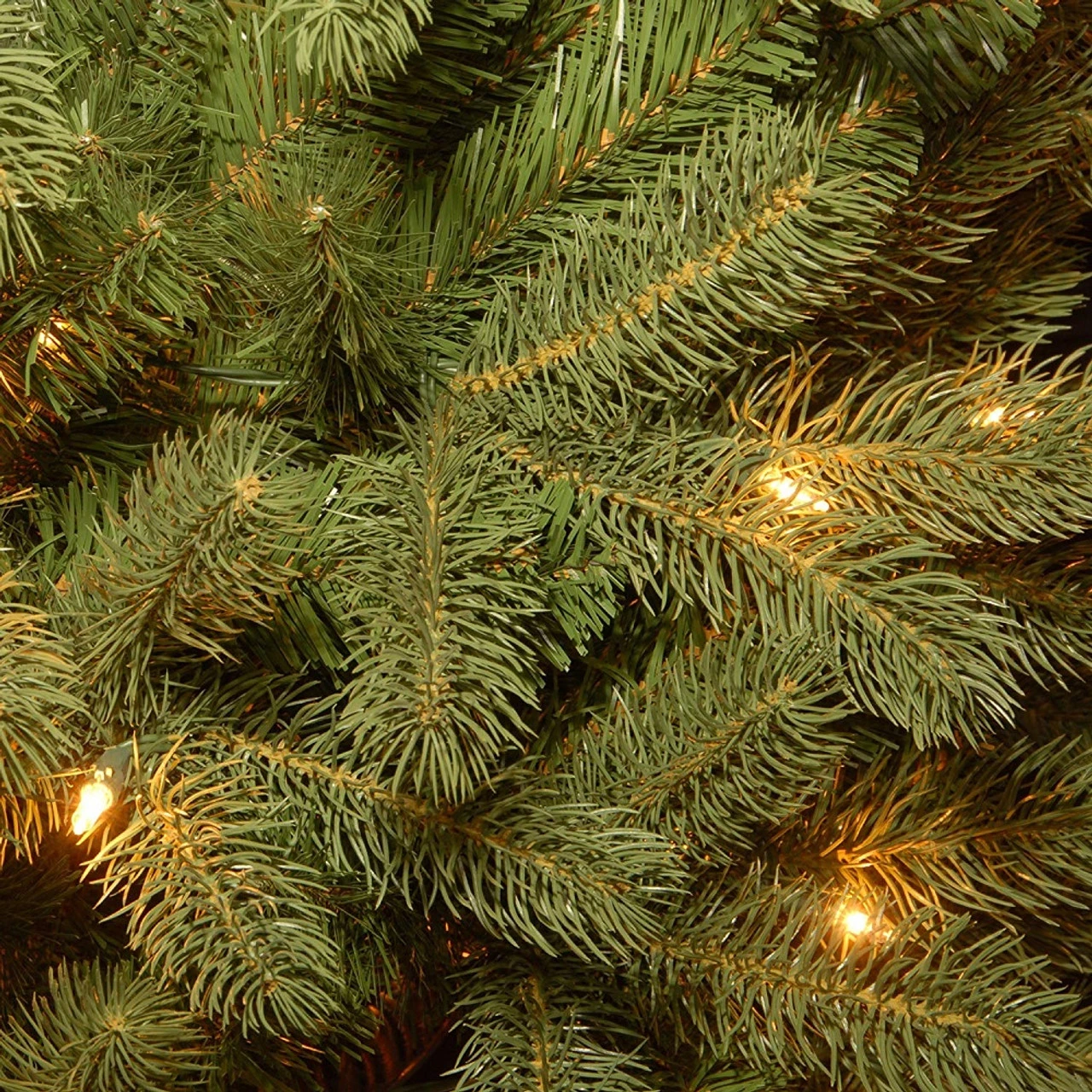 7.5’ Pre-Lit Downswept Douglas Slim Fir Artificial Christmas Tree - Clear Lights - Image 3