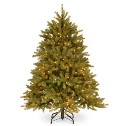 4.5’ Pre-Lit Jersey Fraser Fir Artificial Christmas Tree - Clear Lights