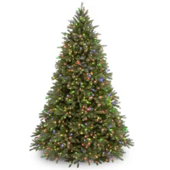 6.5’ Pre-Lit Jersey Fraser Fir Artificial Christmas Tree - Multi-Color Lights