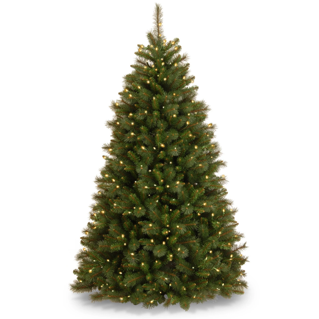 6.5’ Pre-Lit Rocky Ridge Pine Artificial Christmas Tree - Clear Lights