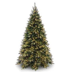 6.5’ Pre-Lit Tiffany Fir Artificial Christmas Tree - Clear Lights