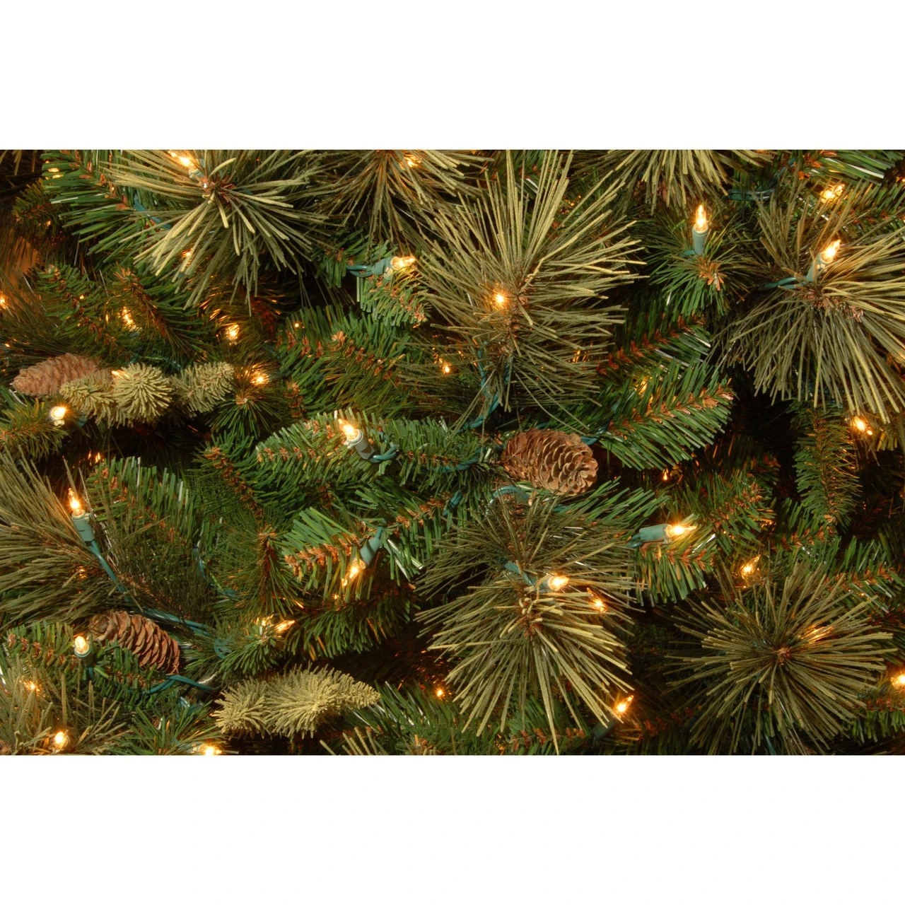 6.5 Ft. Carolina Pine Slim Tree With Clear Lights - Image 3