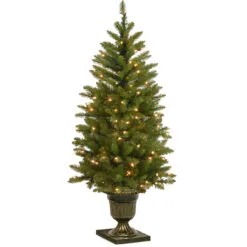 4’ Pre-Lit Dunhill FirArtificial Christmas Tree – Clear Lights