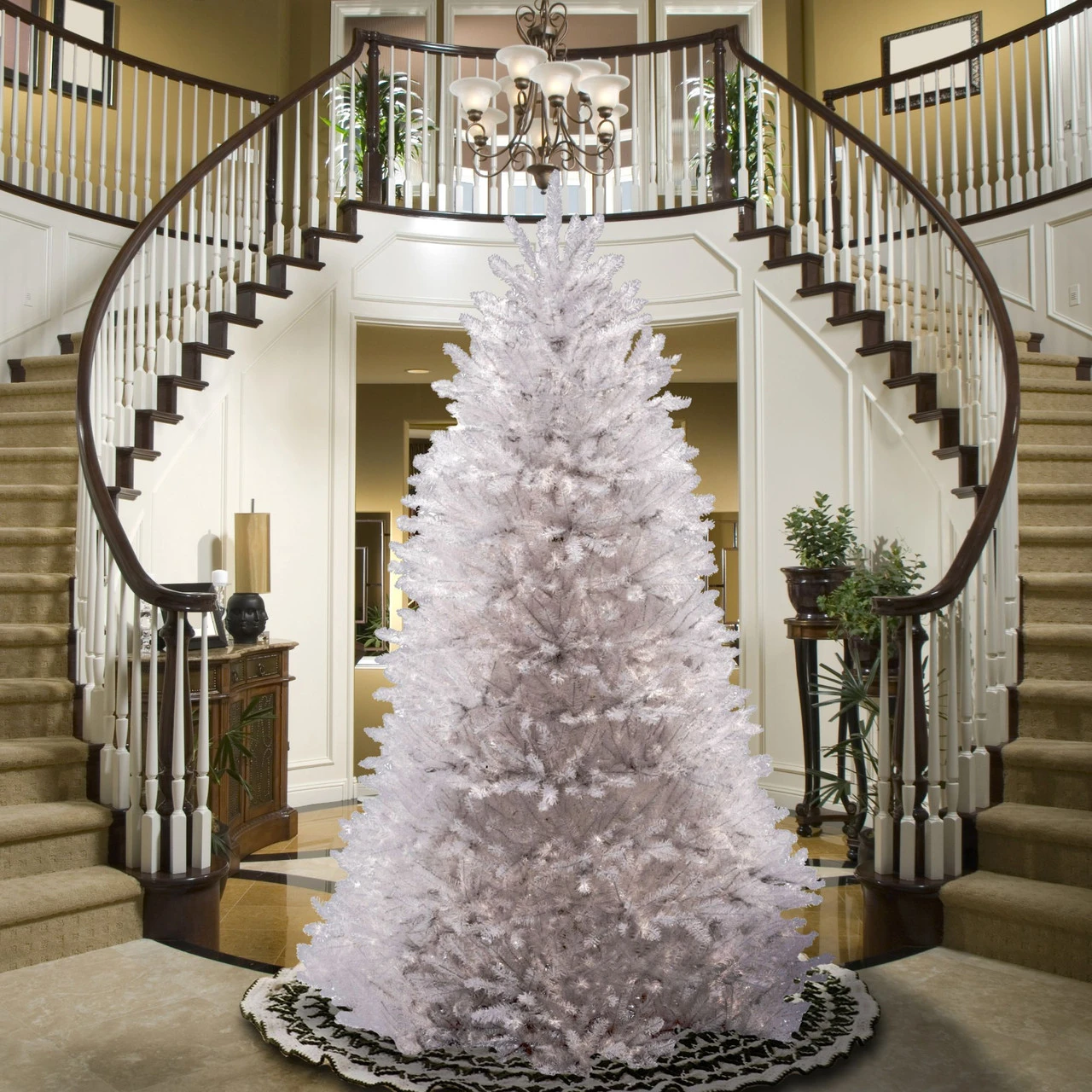 6.5' Dunhill White Fir Artificial Christmas Tree – Unlit - Image 2
