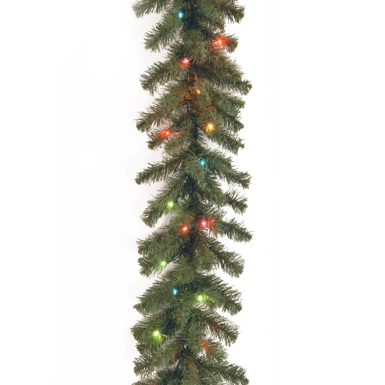9' X 10” Pre-Lit Kincaid Spruce Artificial Christmas Garland - Multicolor Lights