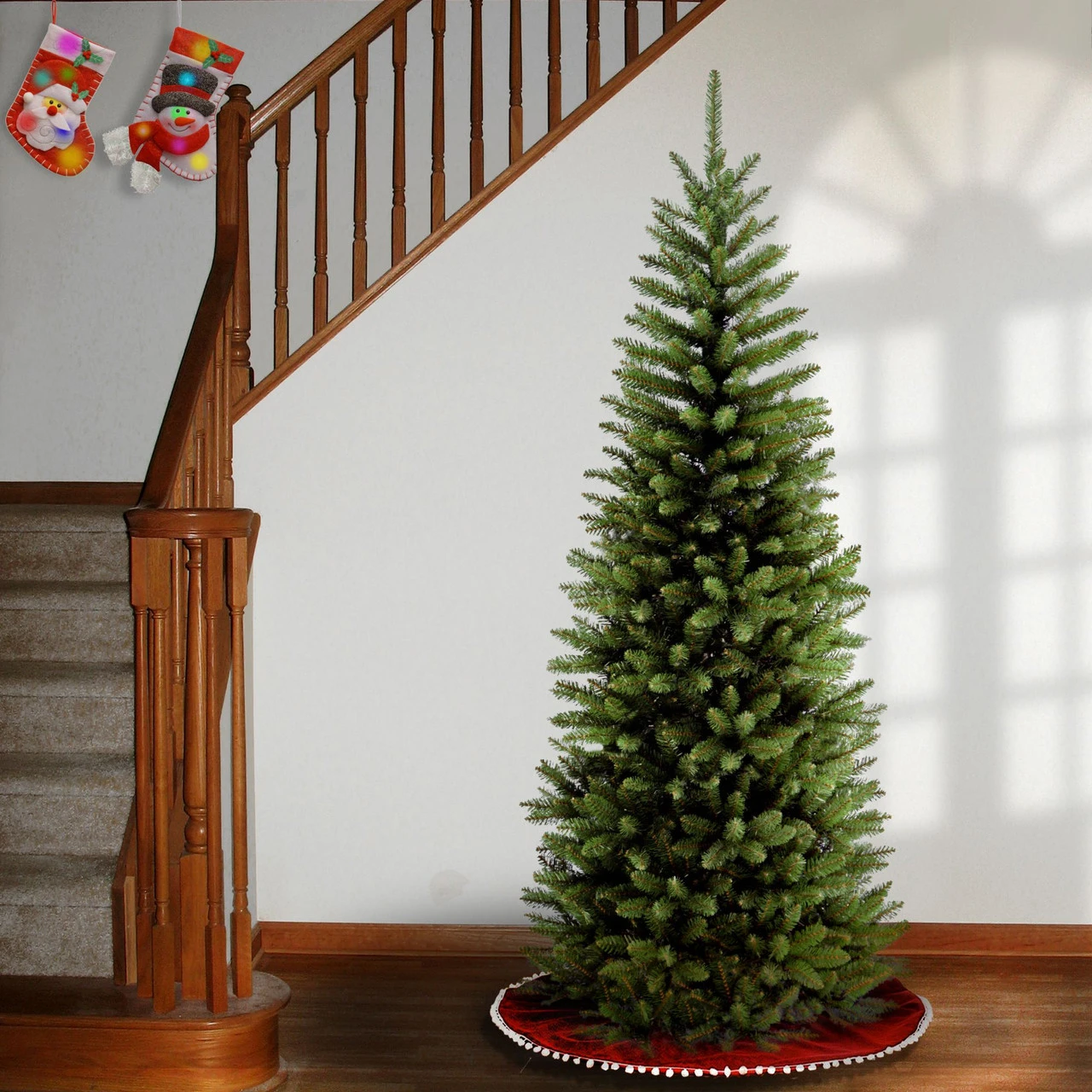 6’ Kingswood Fir Pencil Artificial Christmas Tree - Unlit - Image 2