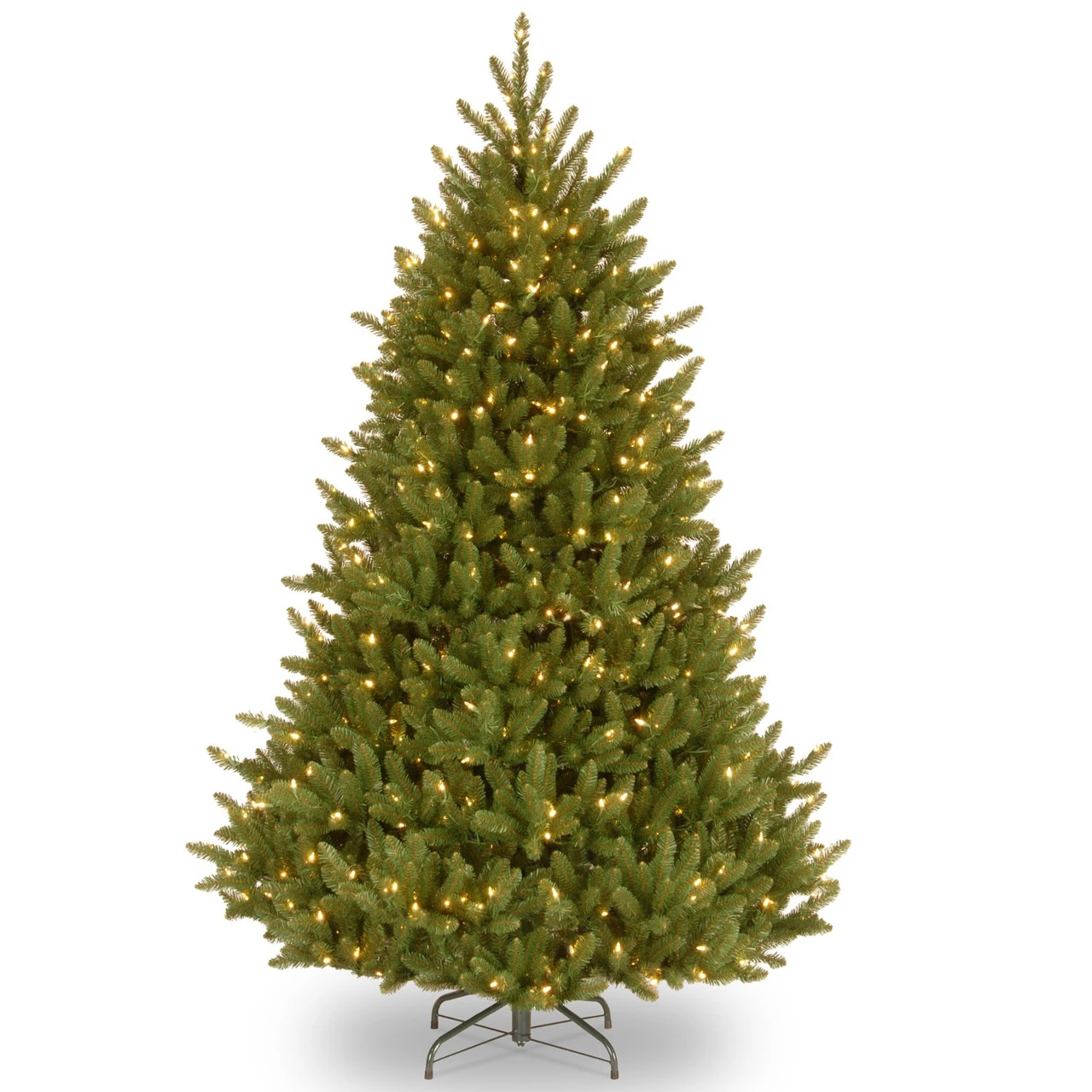 6.5’ Pre-Lit Natural Fraser Medium Fir Artificial Christmas Tree – Clear Lights
