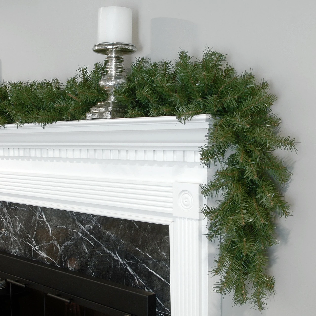 9' X 12" Norwood Fir Artificial Christmas Garland - Unlit - Image 3