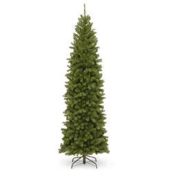 9’ North Valley Spruce Slim Artificial Christmas Tree – Unlit