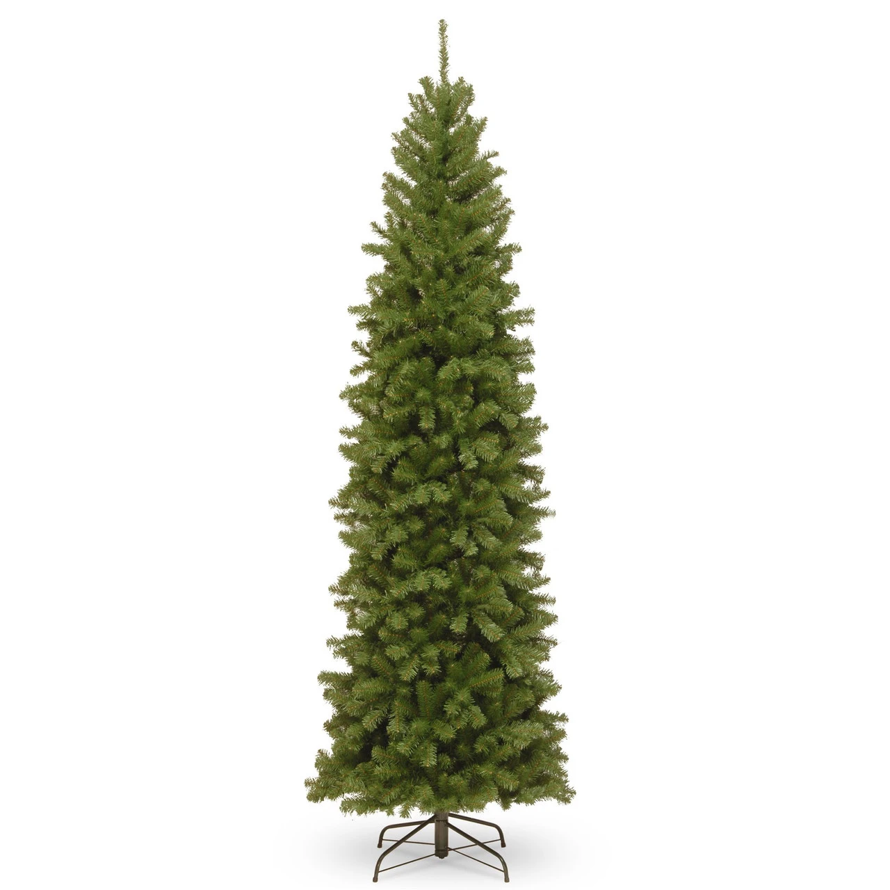 9’ North Valley Spruce Slim Artificial Christmas Tree – Unlit
