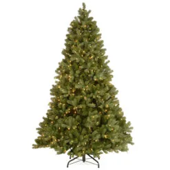 7.5’ Pre-Lit Downswept Douglas Fir Artificial Christmas Tree - Clear Lights