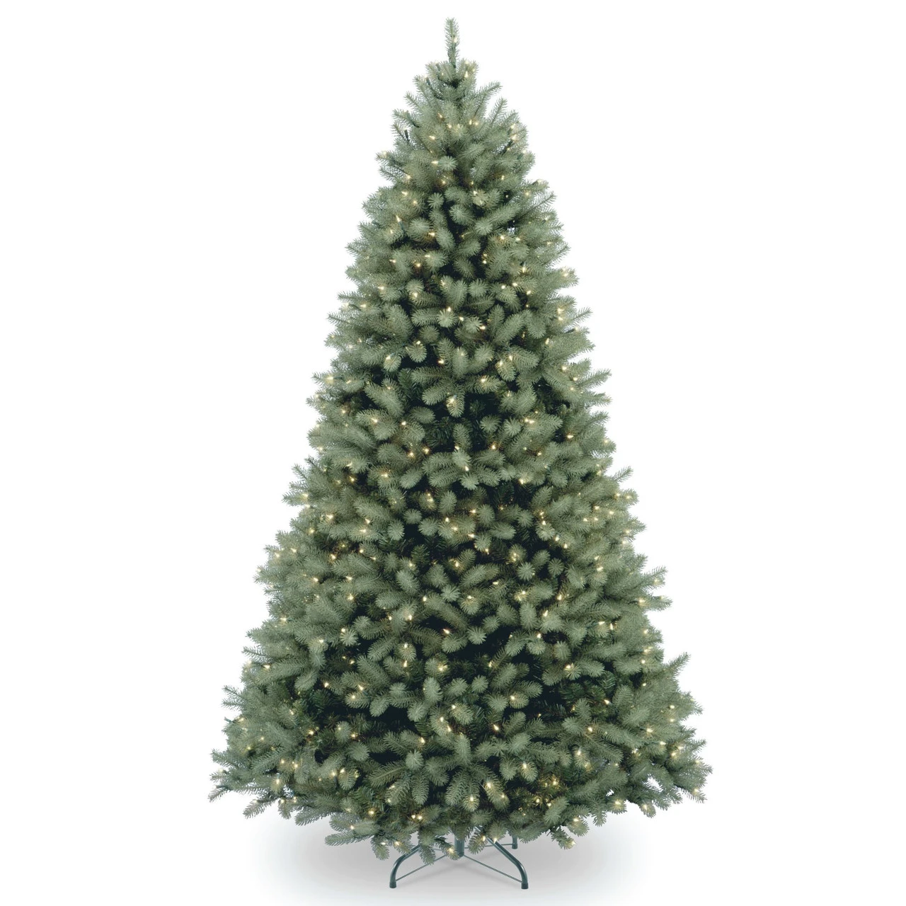 6.5’ Pre-Lit Downswept Douglas Blue Fir Artificial Christmas Tree - Clear Lights