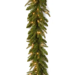 9' X 10" Pre-Lit Frasier Grande Artificial Christmas Garland - Clear Lights
