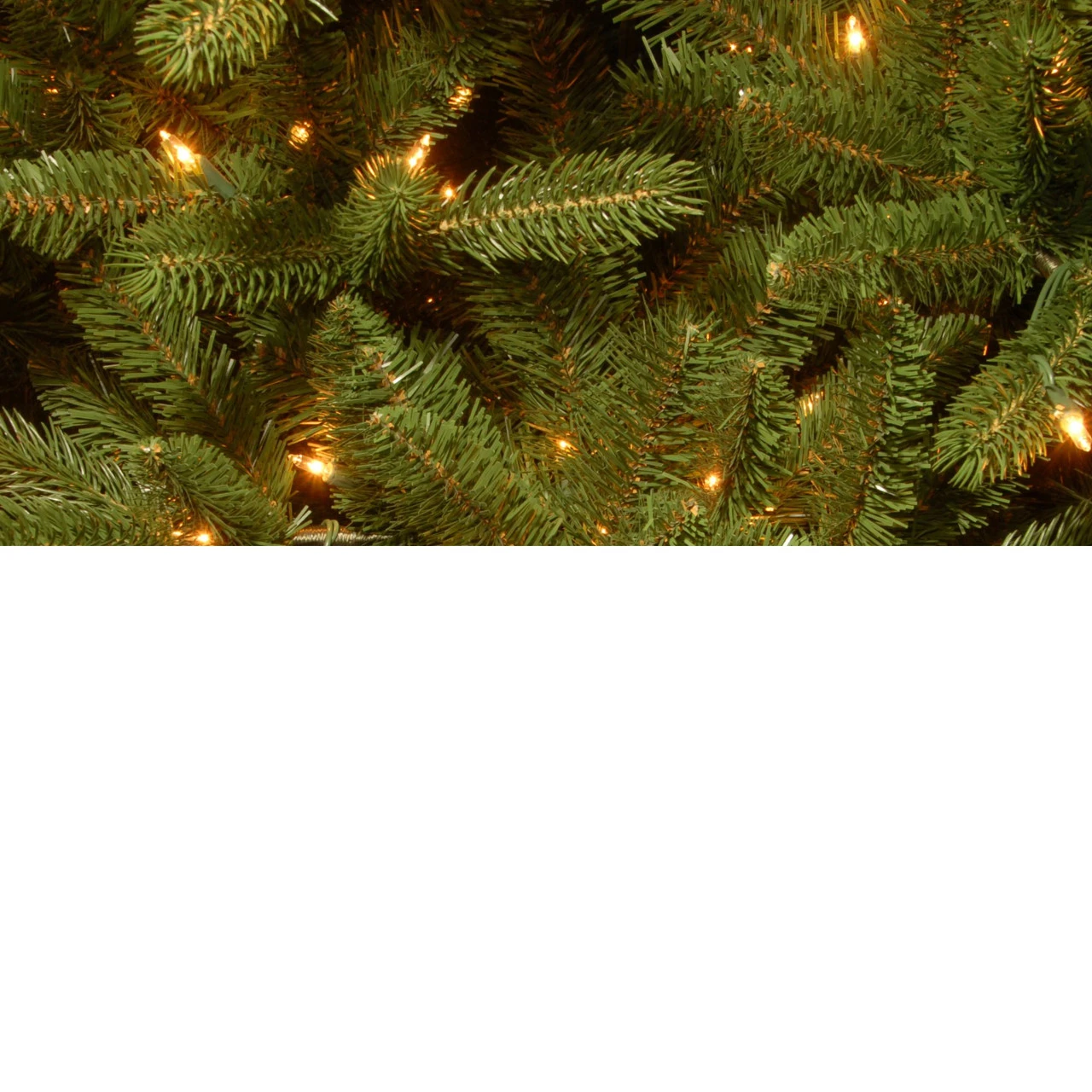 6.5’ Pre-Lit Pencil Fir Artificial Christmas Tree - Clear Lights - Image 2