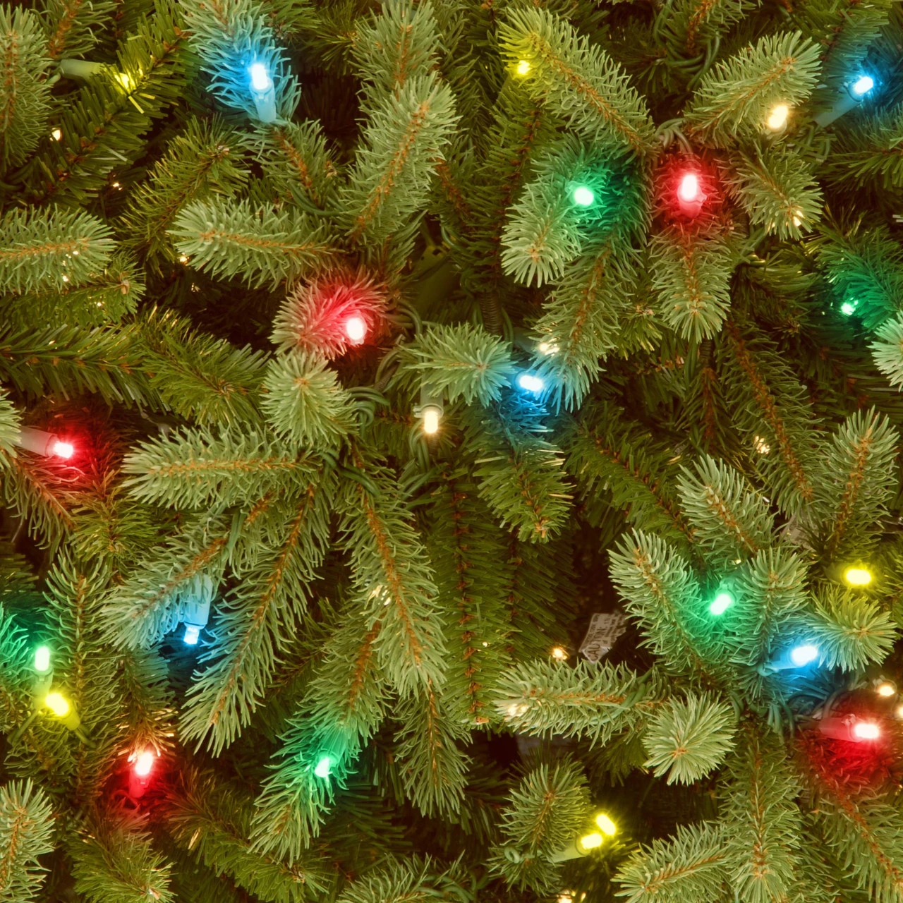 7.5’ Pre-Lit Jersey Fraser Fir Artificial Christmas Tree - Multi-Color Lights - Image 3