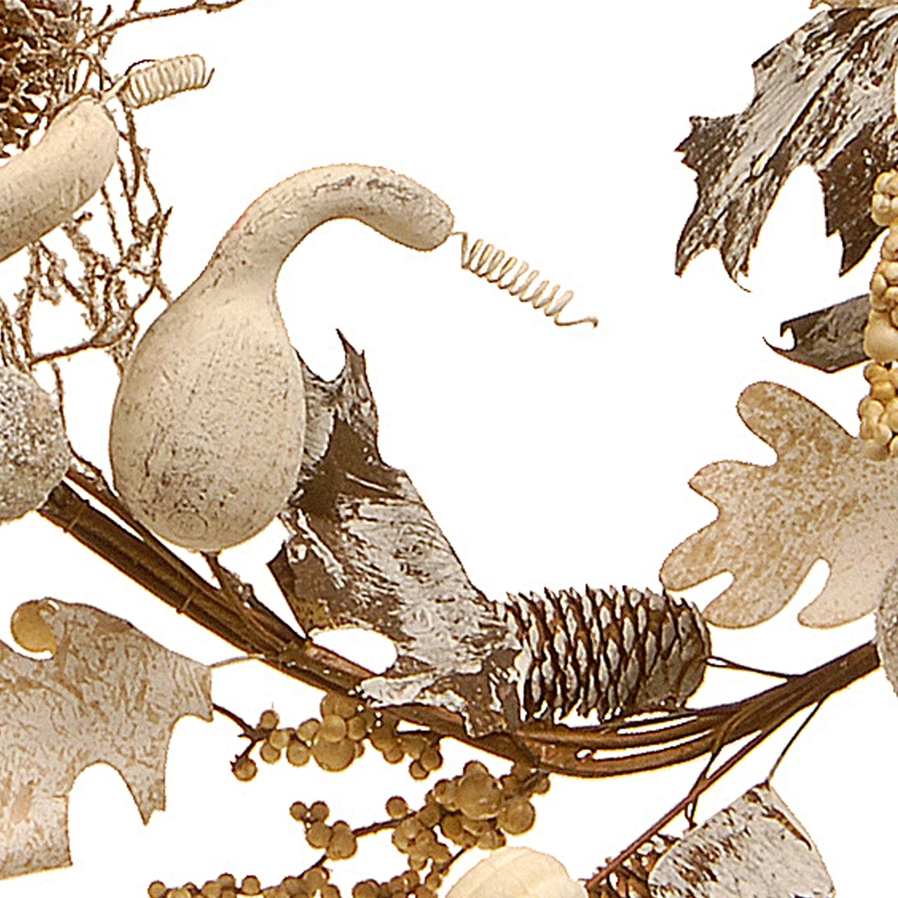 72" Pumpkin And Pinecone Artificial Garland - Image 4