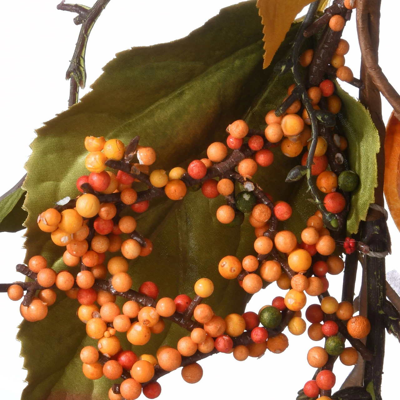 6' Fall Harvest Sunflower And Pine Cones Artificial Garland – Unlit - Image 2