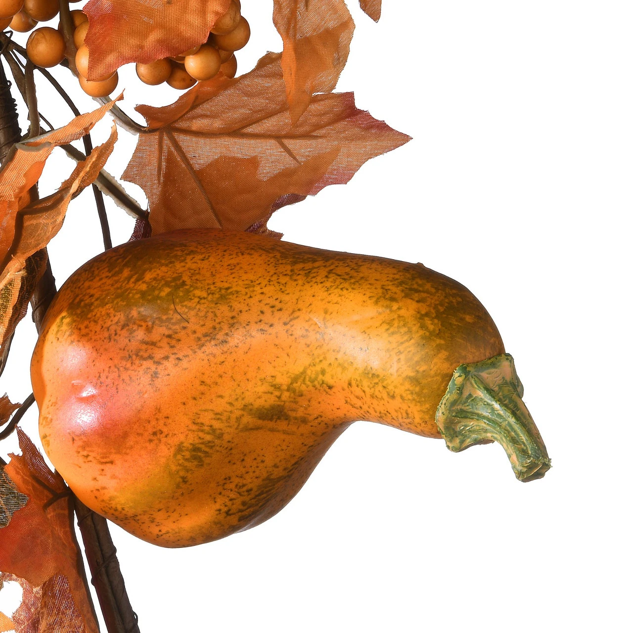 72" Maple Leaf And Pumpkins Artificial Garland – Unlit - Image 3