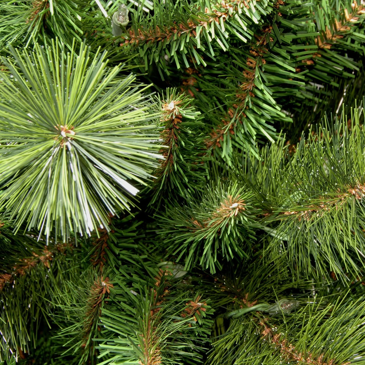 7.5’ Pre-Lit Rocky Ridge Pine Artificial Christmas Tree – Clear Lights - Image 3