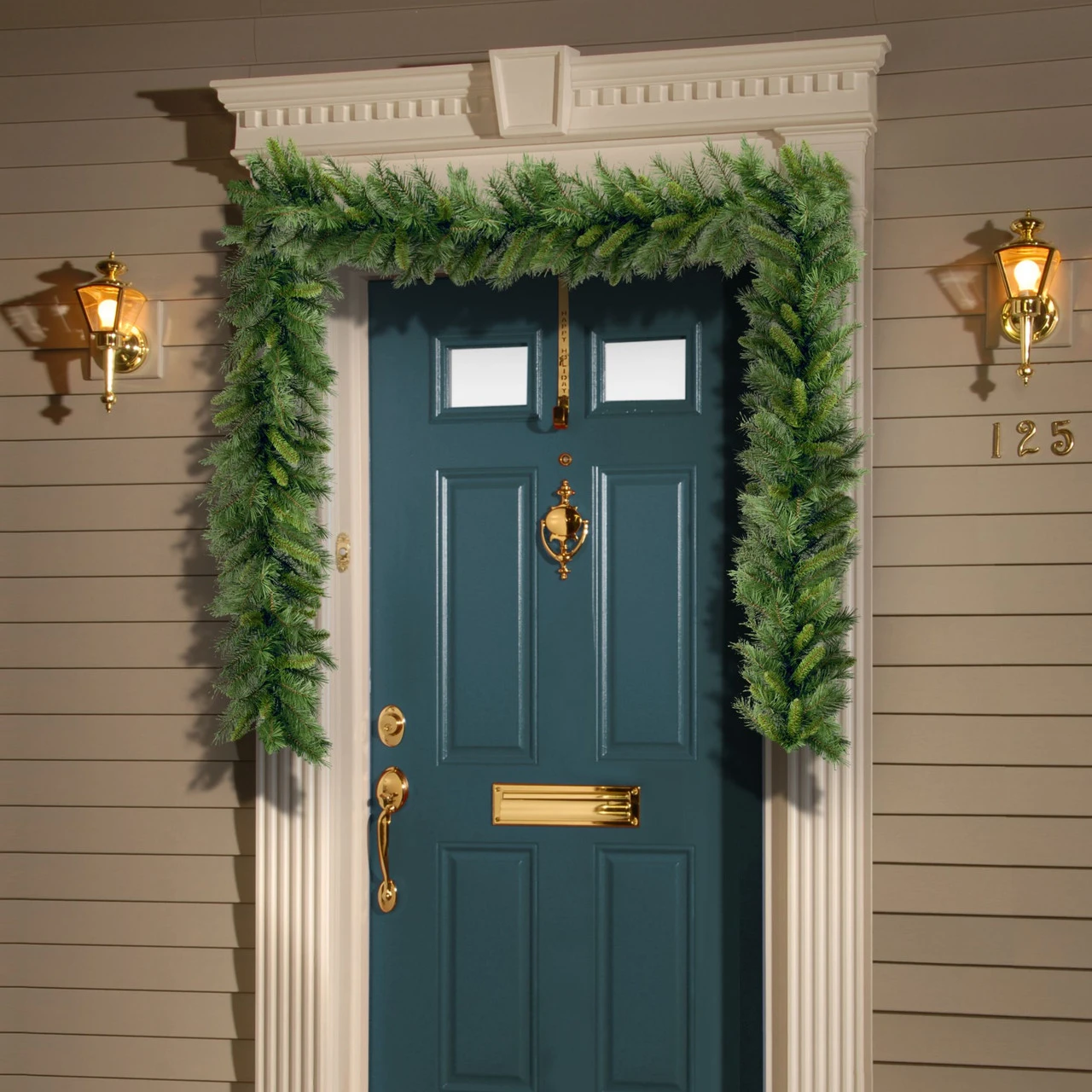 9' X 10" Green Norwood Fir Artificial Christmas Garland - Unlit - Image 2