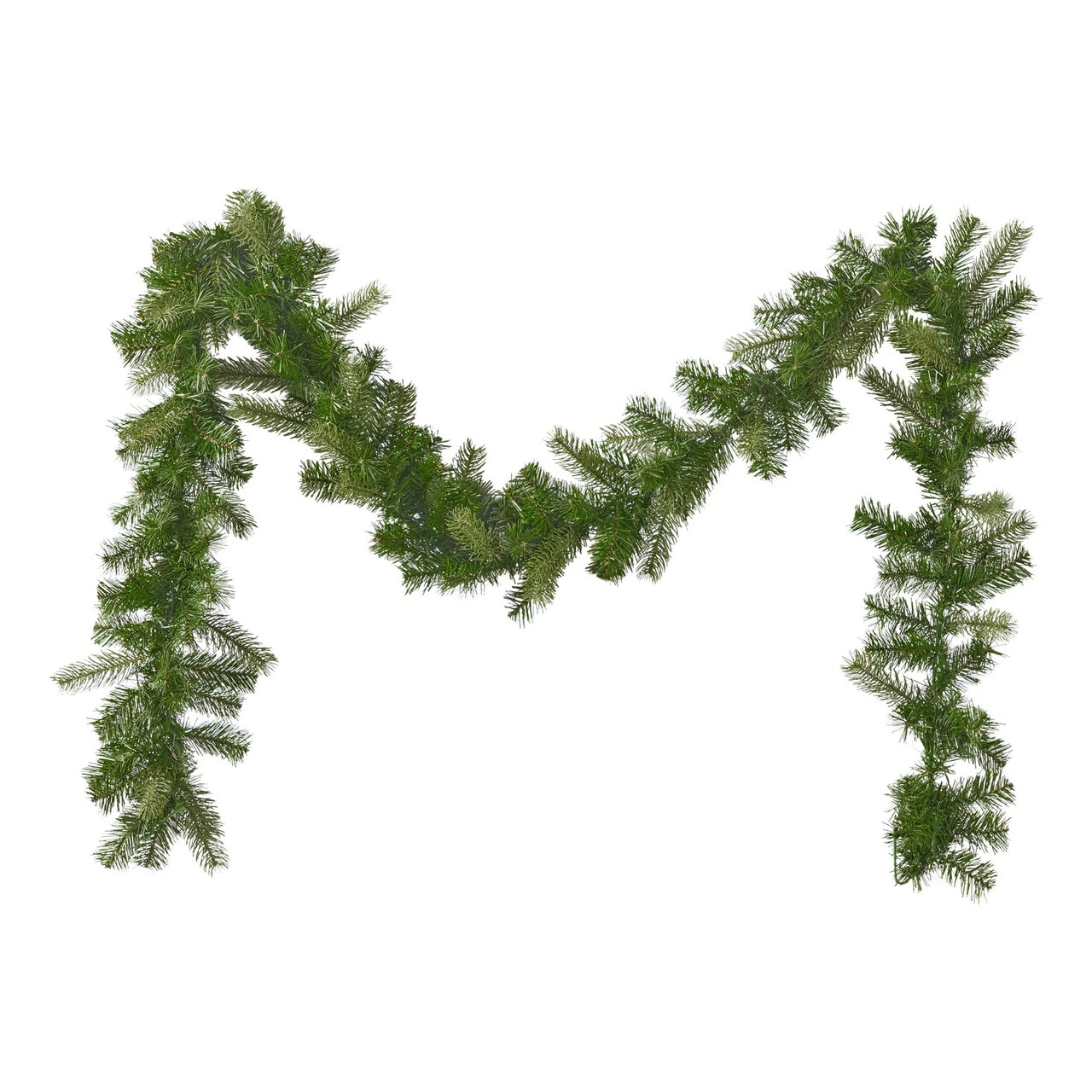 9' X 10" Pre-Lit Mixed Spruce Artificial Christmas Garland - Warm White LED Lights