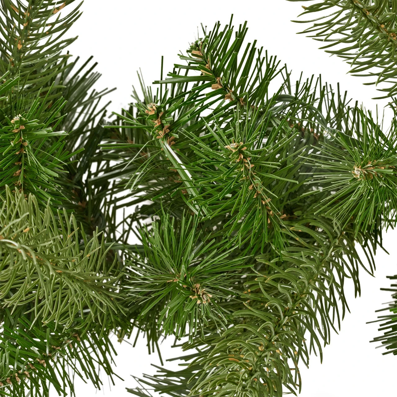 9' X 10" Pre-Lit Mixed Spruce Artificial Christmas Garland - Warm White LED Lights - Image 6