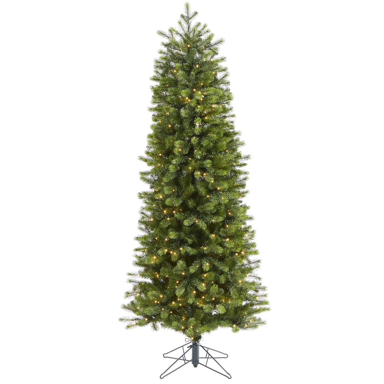 6.5' Pre-Lit Colorado Spruce Artificial Christmas Tree, Warm White LED Lights