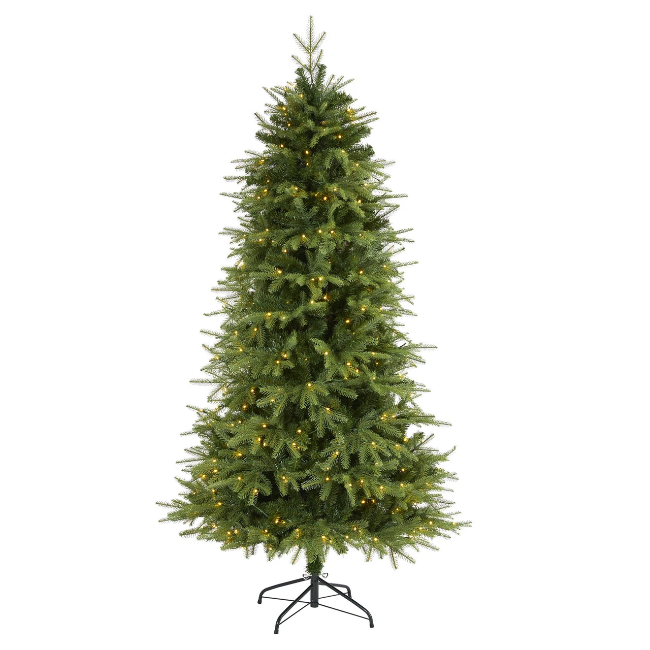 6.5' Pre-Lit Vancouver Fir Artificial Christmas Tree, Clear LED Lights