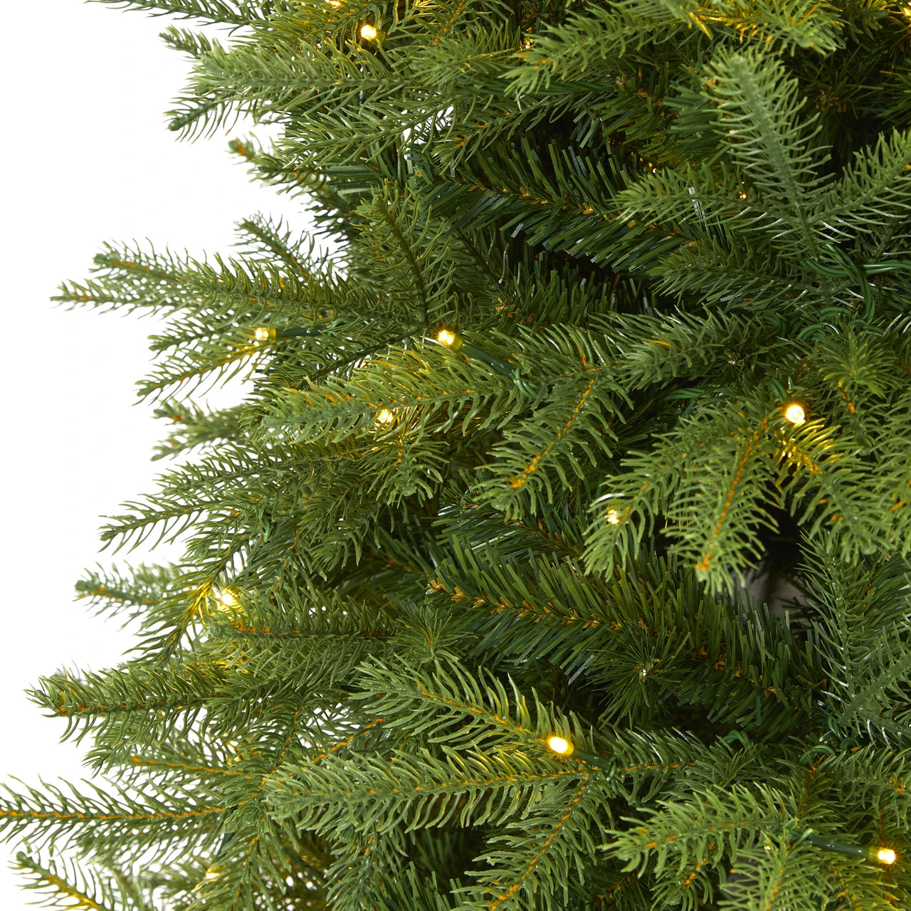 6.5' Pre-Lit Vancouver Fir Artificial Christmas Tree, Clear LED Lights - Image 4