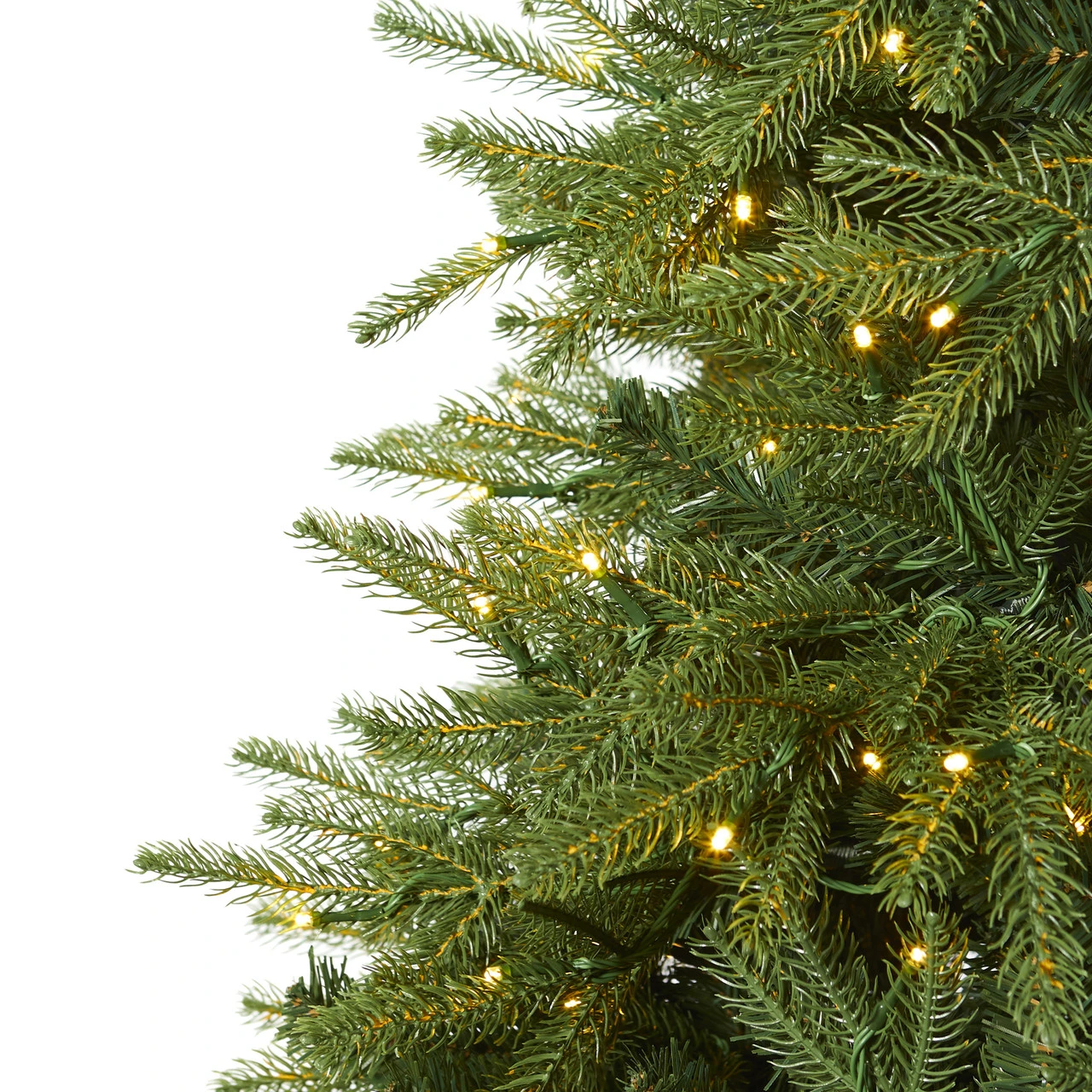 8' Pre-Lit Vancouver Fir Artificial Christmas Tree, Clear LED Lights - Image 3