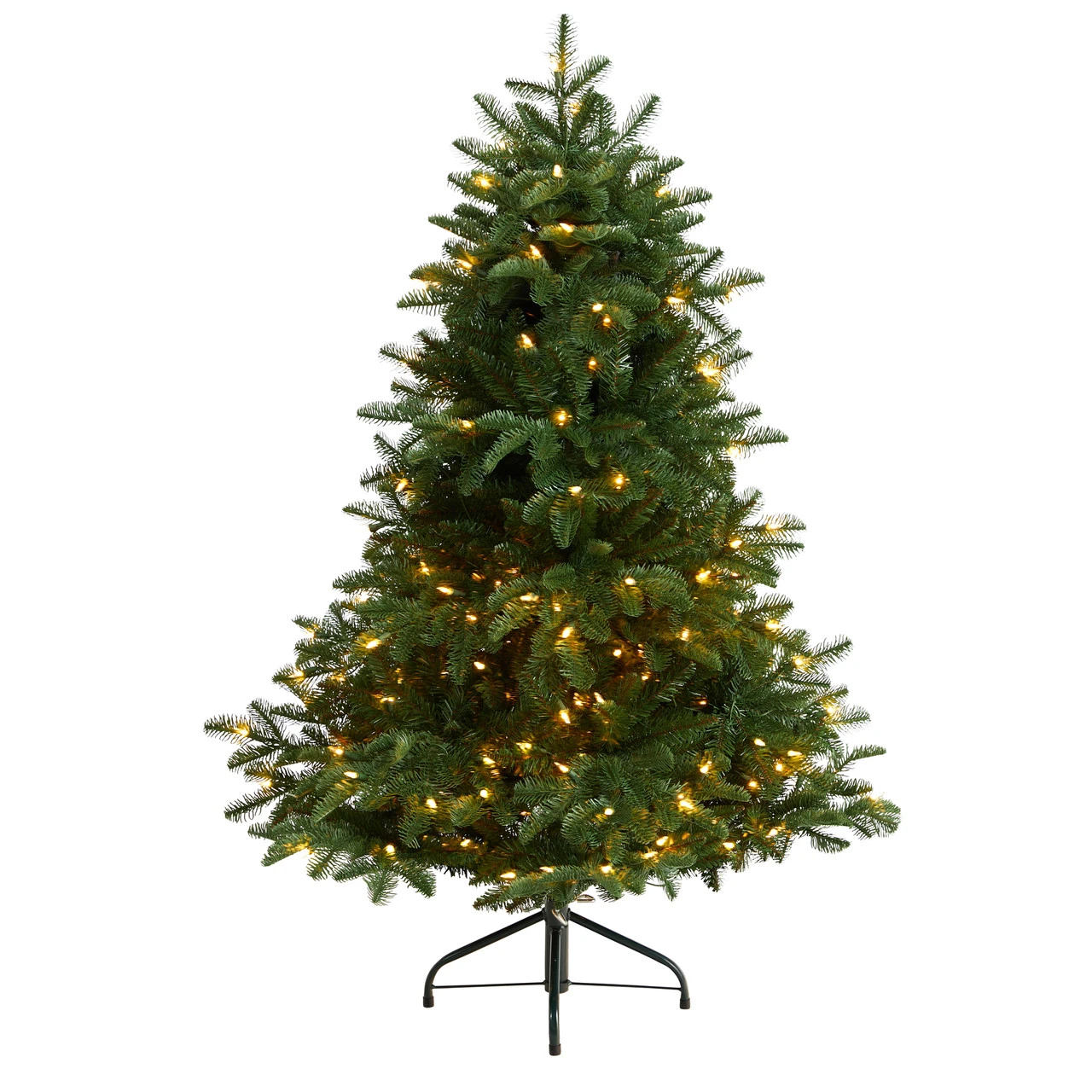 4’ Pre-Lit South Carolina Spruce Artificial Christmas Tree, Warm White Lights