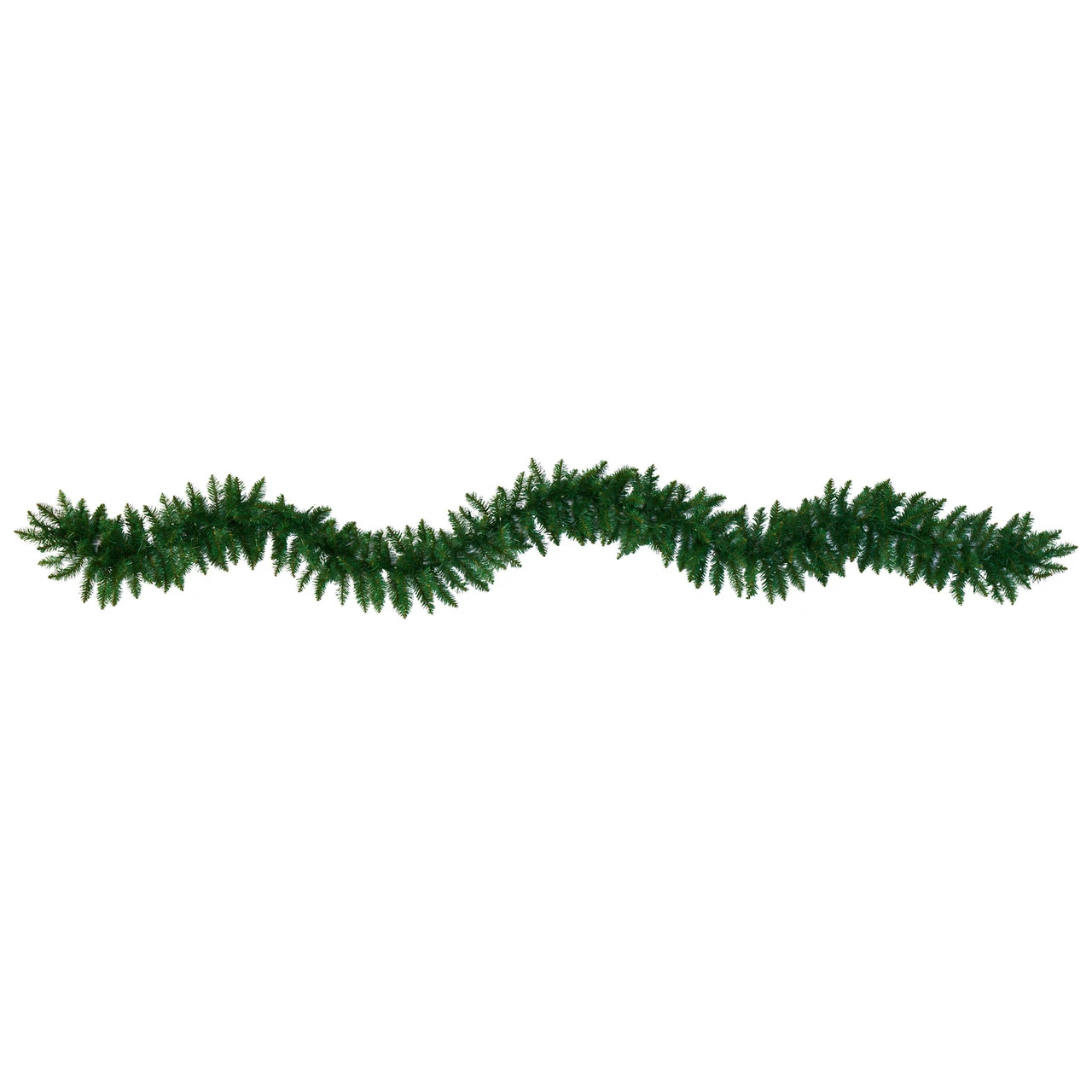 9’ X 10" Pre-Lit Winter Artificial Christmas Garland, White LED Lights - Image 3
