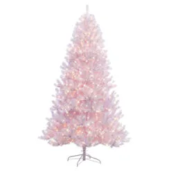 6.5' Pre-Lit Northern Fir Artificial Christmas Tree, Clear Lights