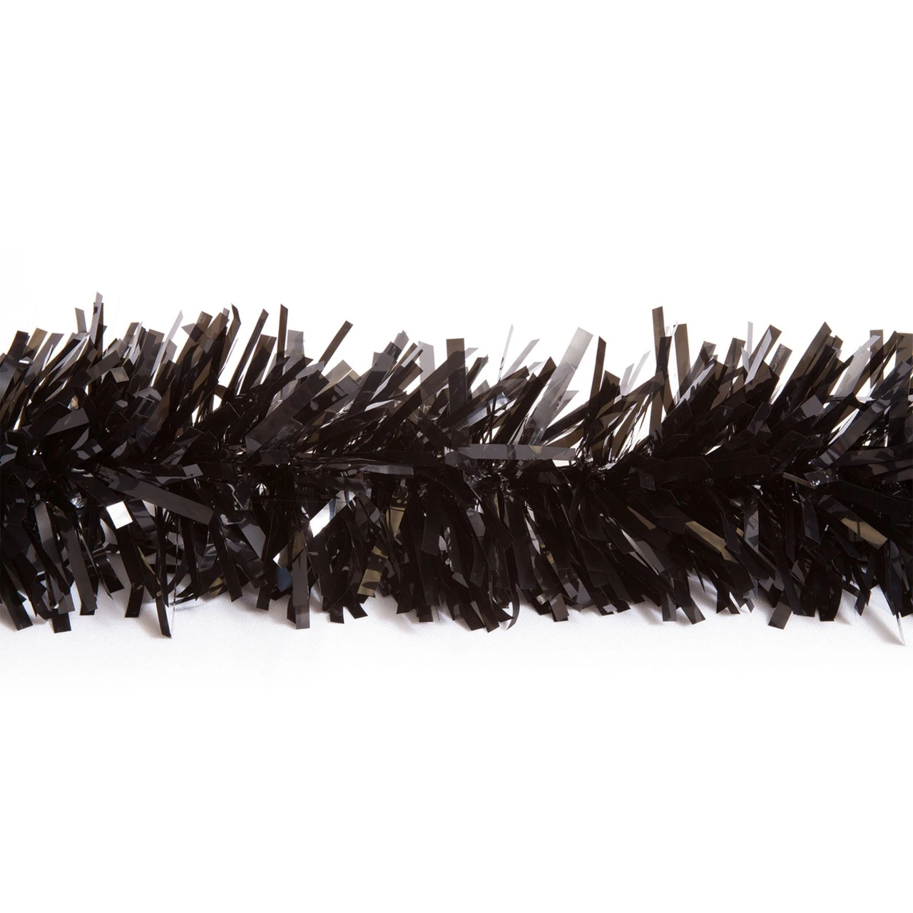 25' Black Metallic Twist Novelty Christmas Garland