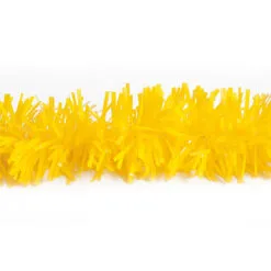 25' Yellow Twist Tinsel Christmas Garland - Unlit