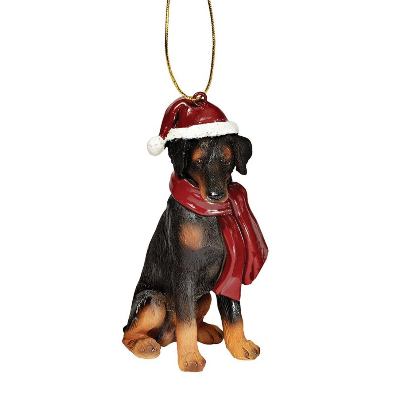 3.5" Doberman Pinscher Dog Christmas Ornament