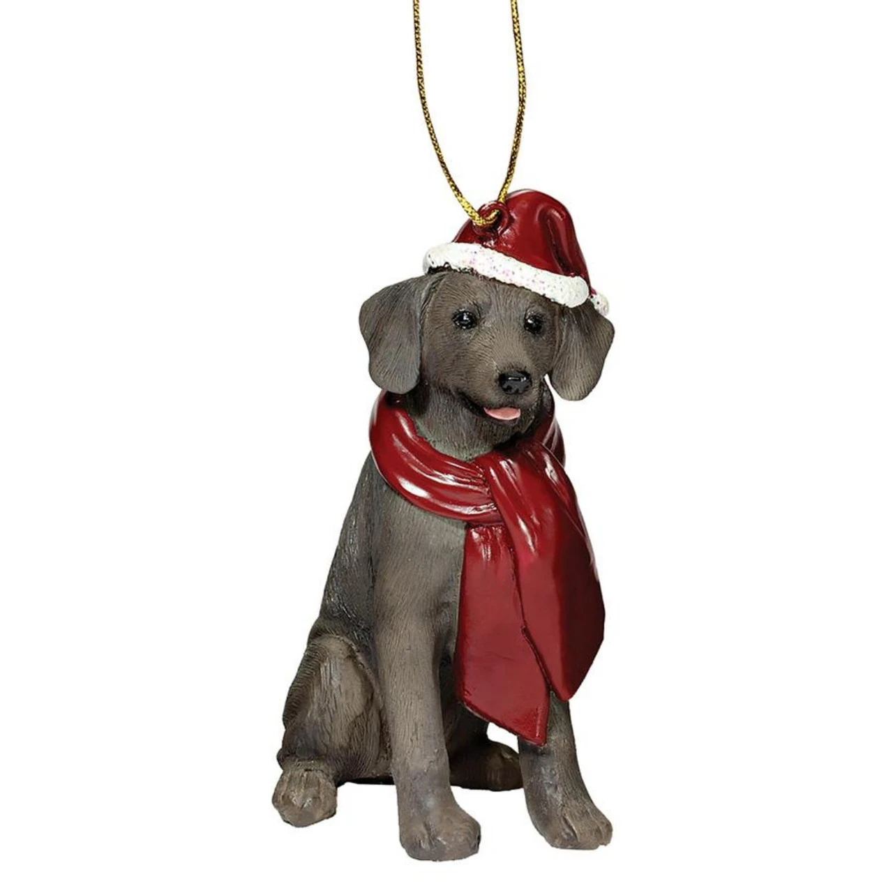3.5" Brown Weimaraner Dog Christmas Ornament